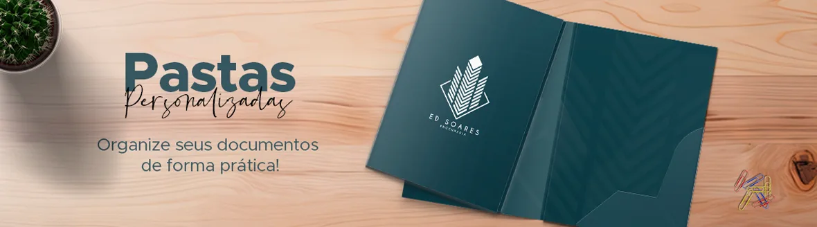 Pastas personalizadas para organizar documentos de forma prática
