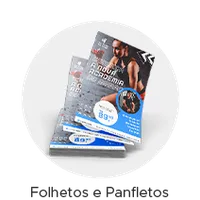 Panfletos e folhetos personalizados