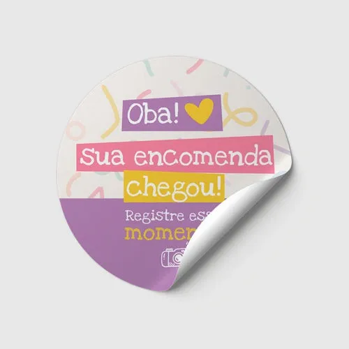 Rótulos personalizados para embalagens