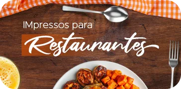 Impressos para restaurantes e bares