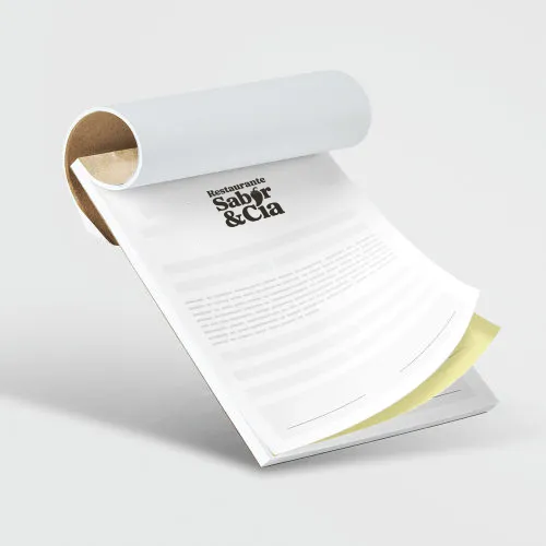 Bloco de pedido personalizado