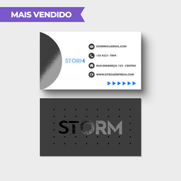 Cartão de visita premium